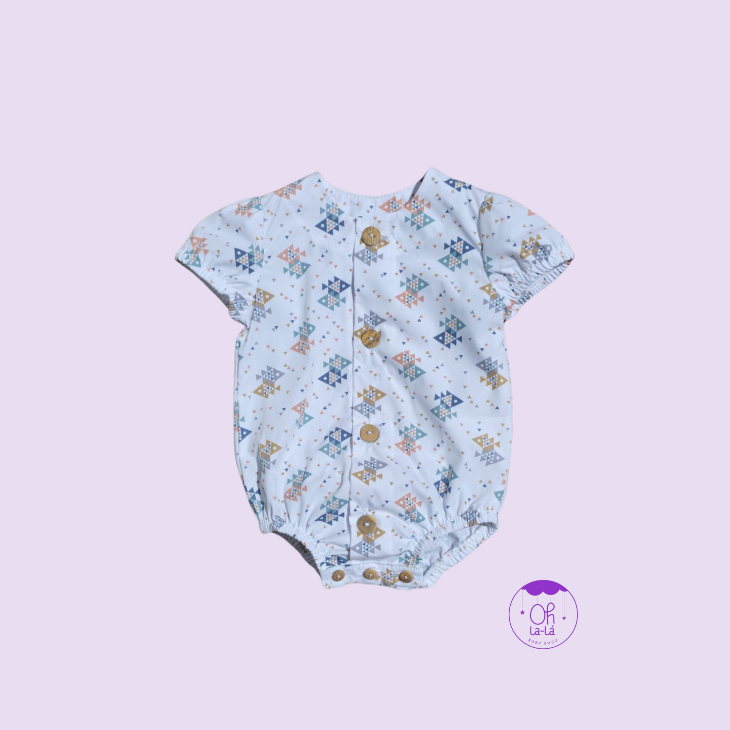 Pelele étnico peces en algodón 100% – Hecho en España