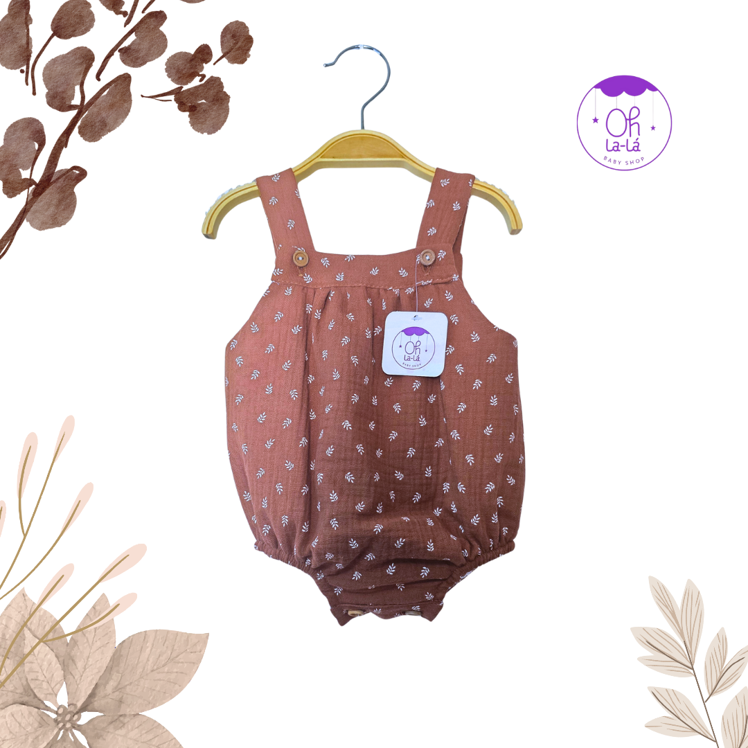 Peto/Ranita de muselina estampado