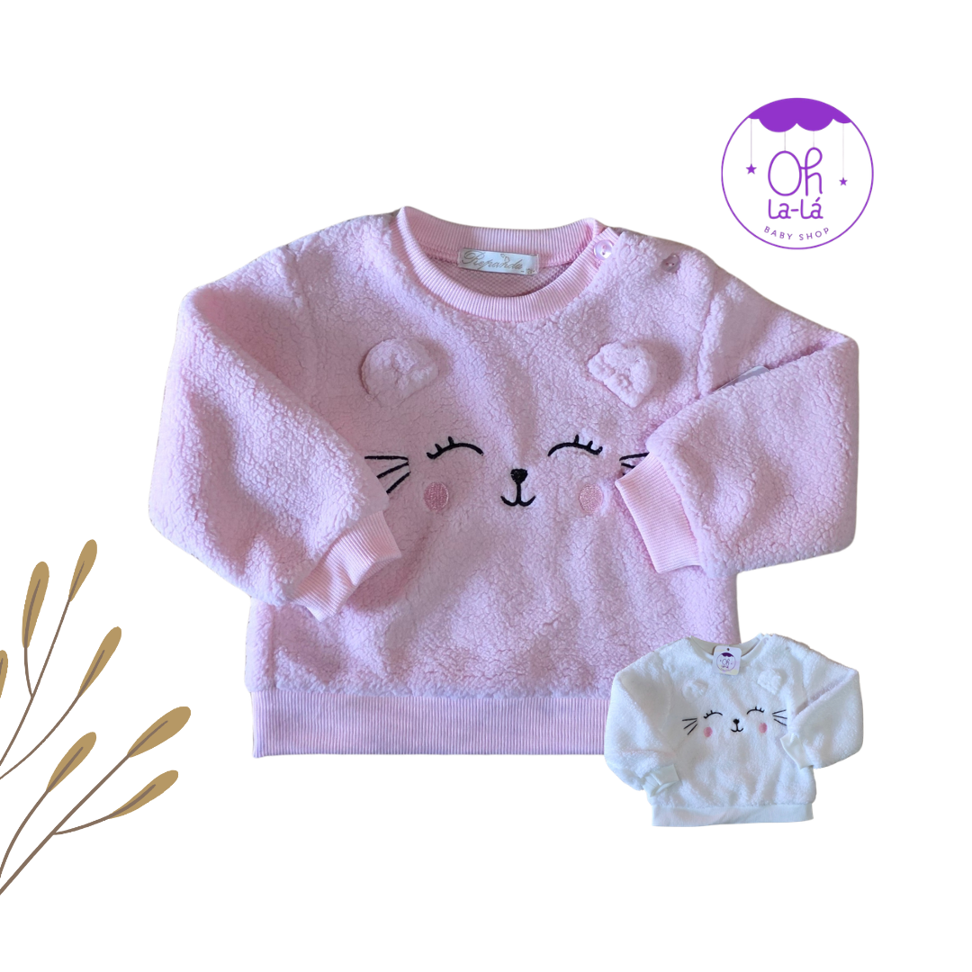 OFERTA: Sudadera Polar Pelo Gatito (Liquidación)