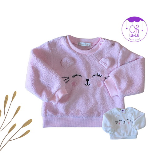 OFERTA: Sudadera Polar Pelo Gatito (Liquidación)